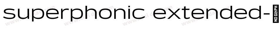 superphonic extended字体转换